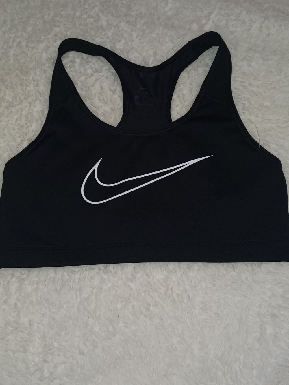 Classic black Nike Dri-FIT sports bra without padded Size L